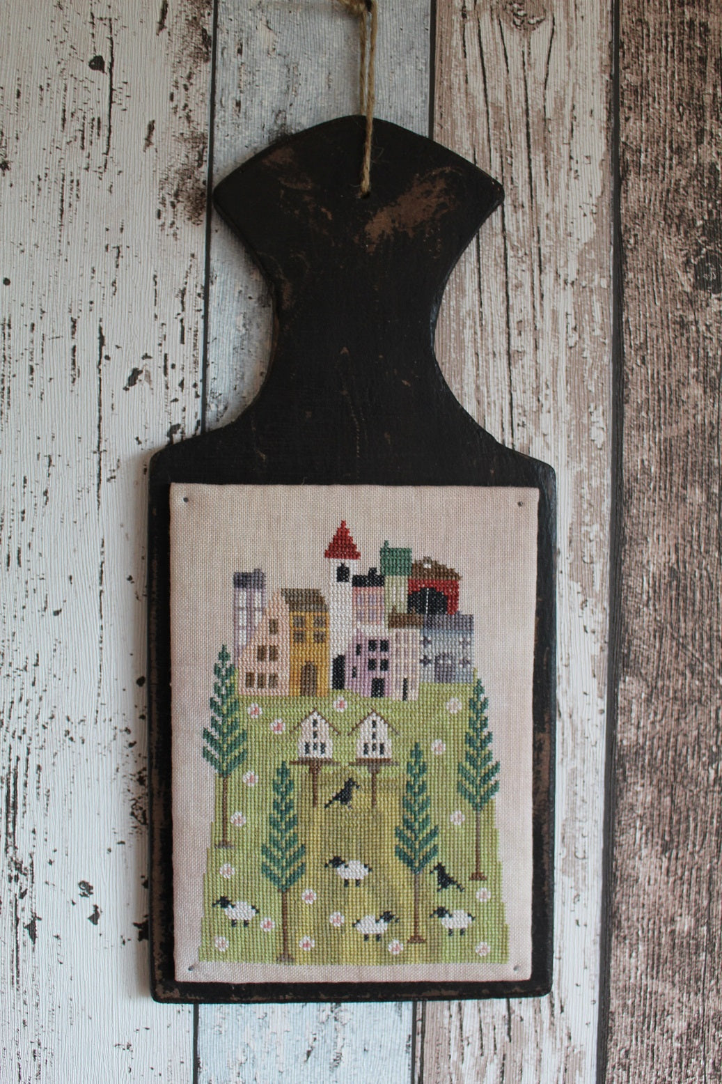 1916 Hilltop Village in Spring
